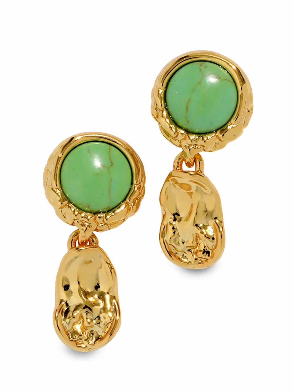 Alexis Bittar Brut Coin Drop Earrings